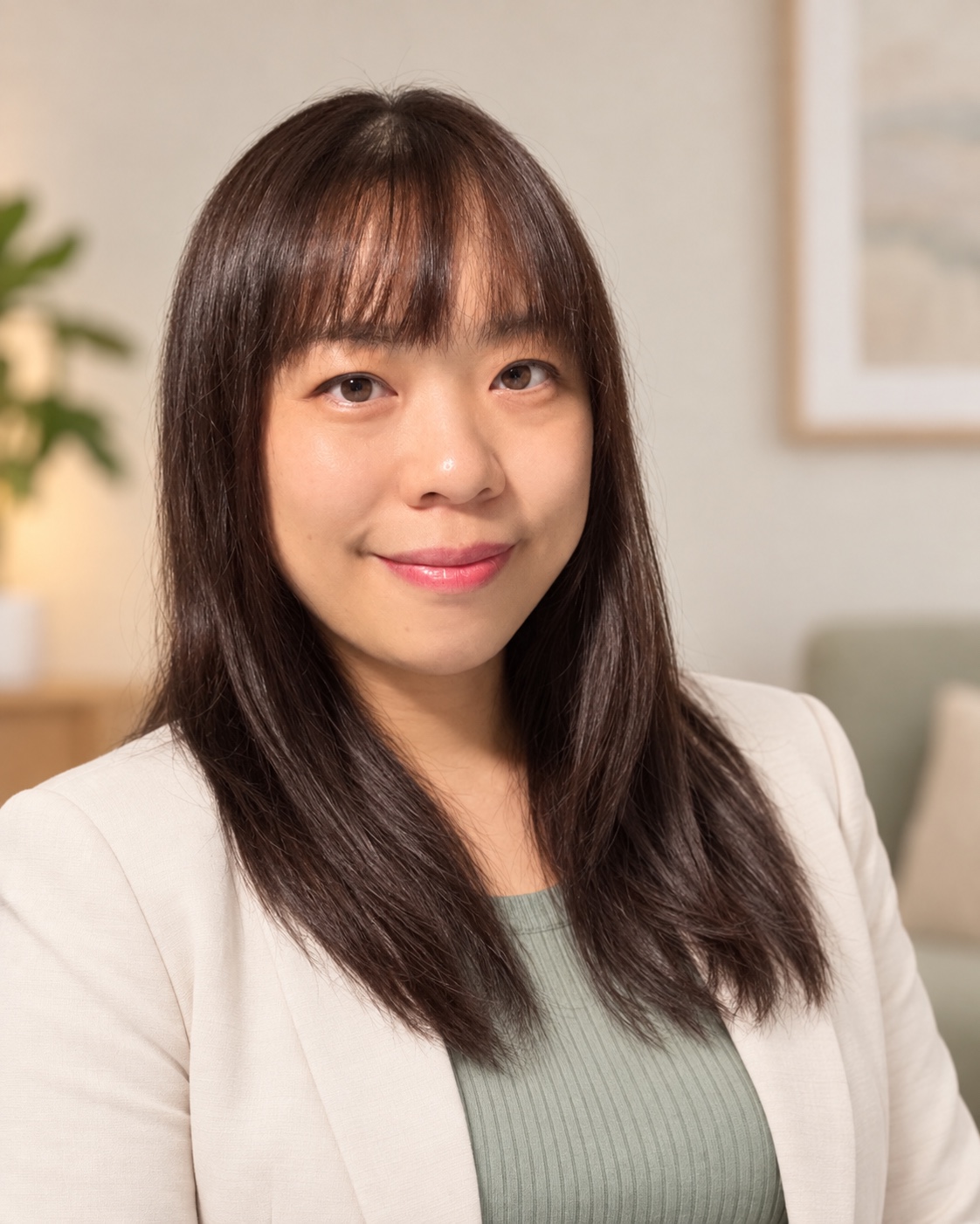 Professional portrait of Xiaoting (Bernadine) Bi, LPC, LPCMH